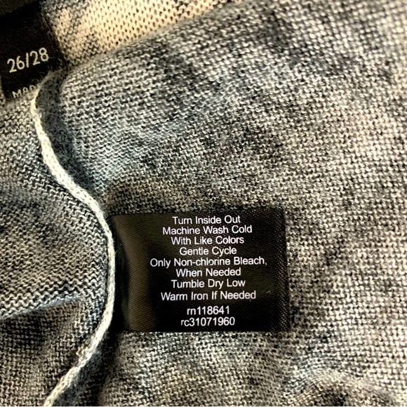 💜HOST PICK💜Lane Bryant Houndstooth Ombré Shark Bite Hem Open Drape Sweater - Picture 5 of 10